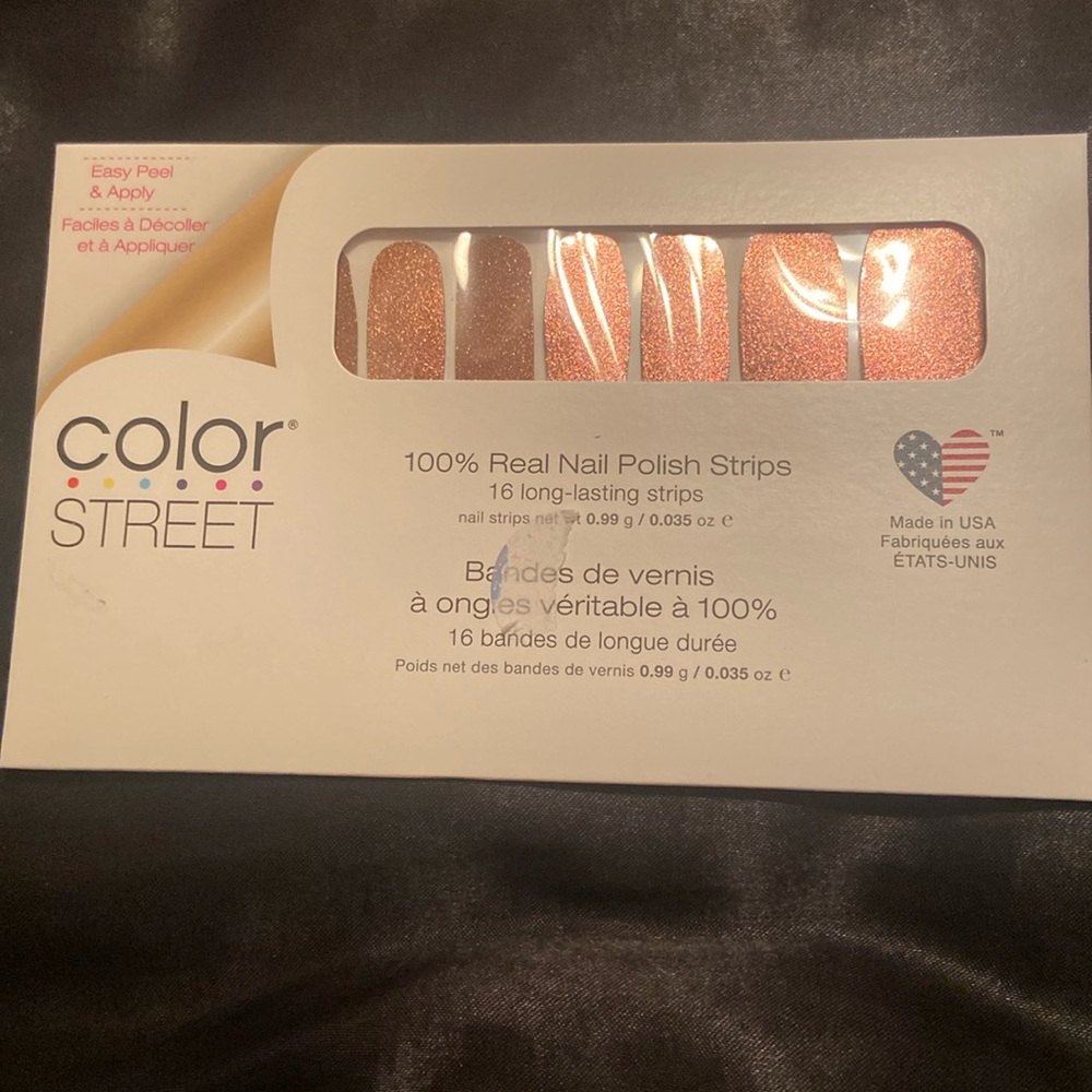 Color Street New In Package Nail Polish Strips - Bronze Age
